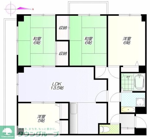 三高・サンスクエアの物件間取画像
